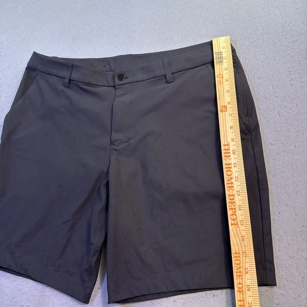 Lululemon Commission Short 9 Classic Black Mens Size 36 LM7BMIS Golf Commuter